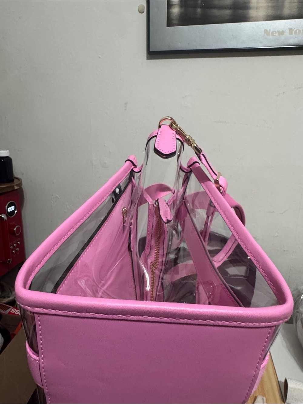 kate spade Kip clear small tote / crossbody - Picture 8 of 15